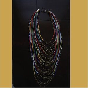 Stylish 17'' Multicolor Beads Neckless